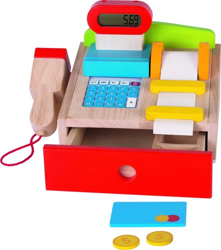 Goki wooden shop till grocers - wooden,