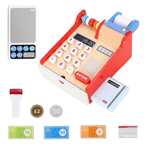 Toy cash register kids pretend - toy,