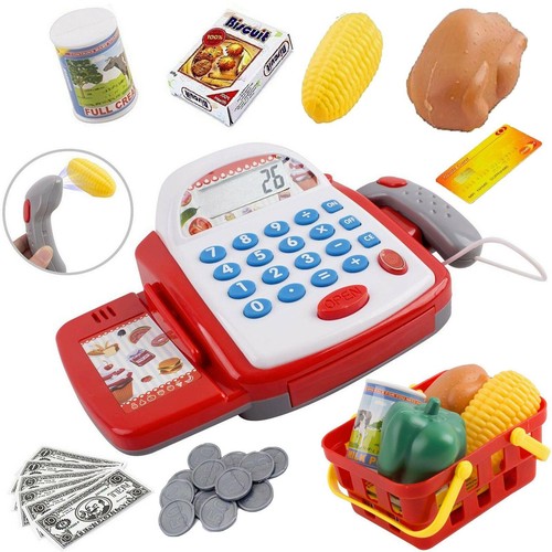 Kids electronic cash - cash, register