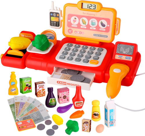 Cash register for kids toy - for, –