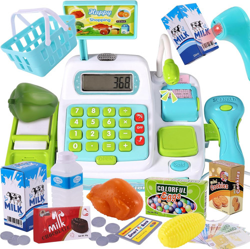 Kids till cash register - register, with