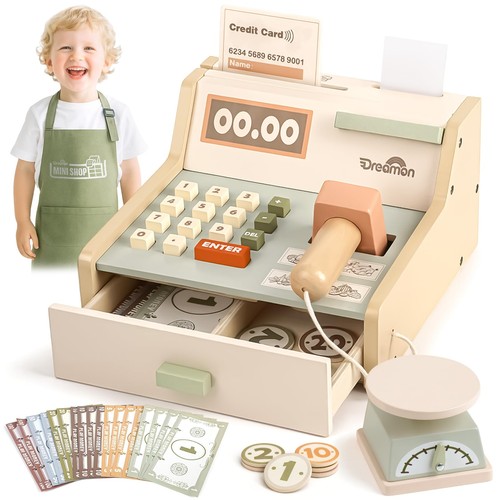 Wooden till toys for kids - till,
