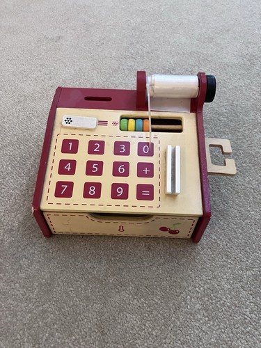 Wooden cash till - till, kids